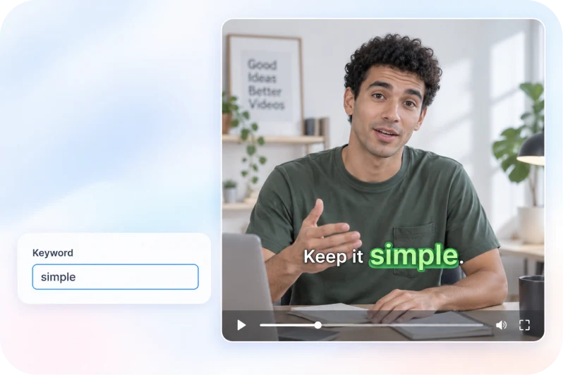 Short video and feeds styling example